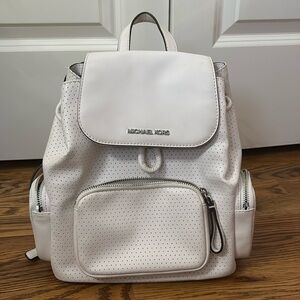 White Michael Kors backpack